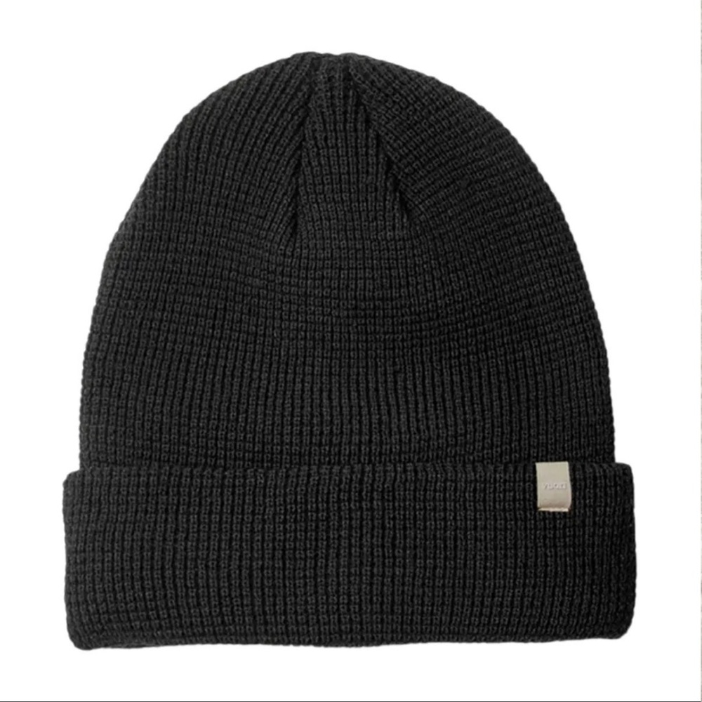 Black Vuori Alpine waffle Beanie unisex one size